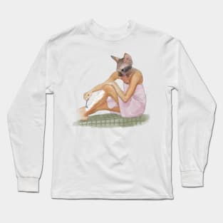 Cat-astrophic shave Long Sleeve T-Shirt